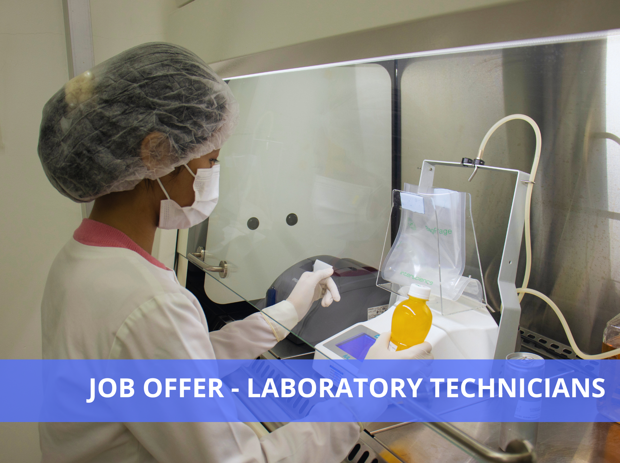 Four Lab Technicians for Environment and Food Safety Laboratory