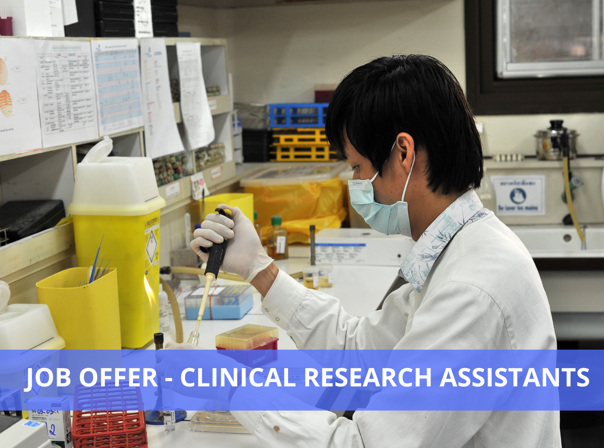 Four Clinical Research Assistants for Epidemiology and Public Health Unit