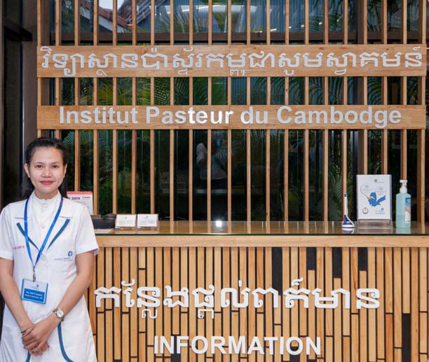 Special opening of the Institut Pasteur du Cambodge on the occasion of Independence Day on November 9, 2023.