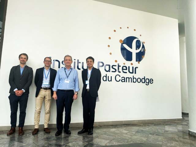 A delegation of Fondation Mérieux visits the Institut Pasteur du Cambodge