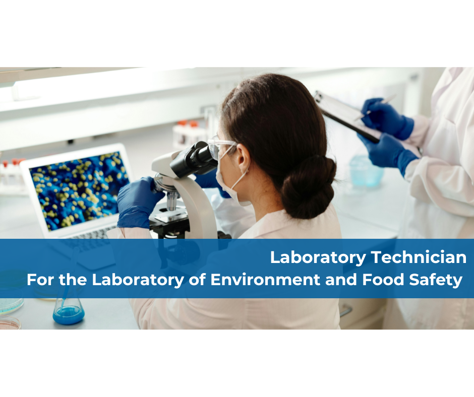 Laboratory Technician within the Laboratory of Environment and Food Safety