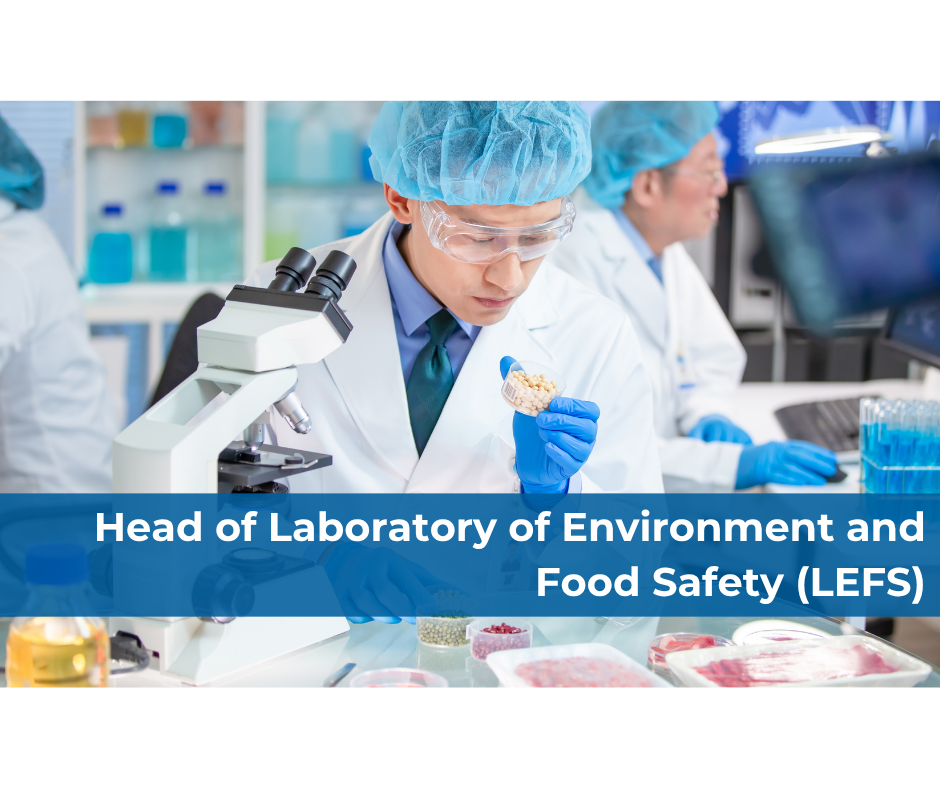 Head of Laboratory of Environment and Food Safety